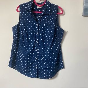 ST John’s bay polka dot top